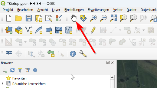 Cursor wählen